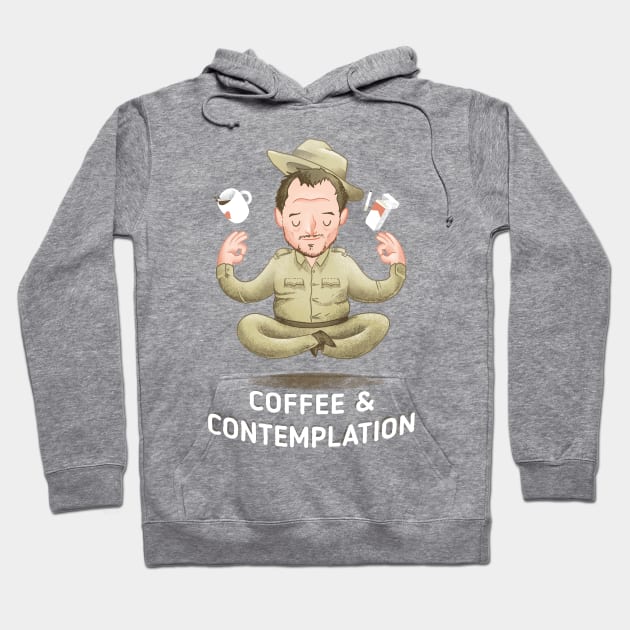 Coffee & Contemplation Hoodie by Laiman